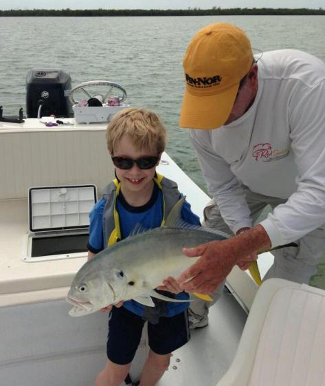 This fish was a handful for 8 year old angler Tanner Neftling!