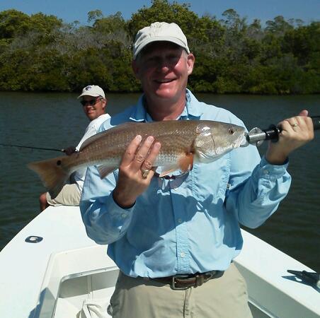 Wynn follows up with another nice one from under the mangroves!