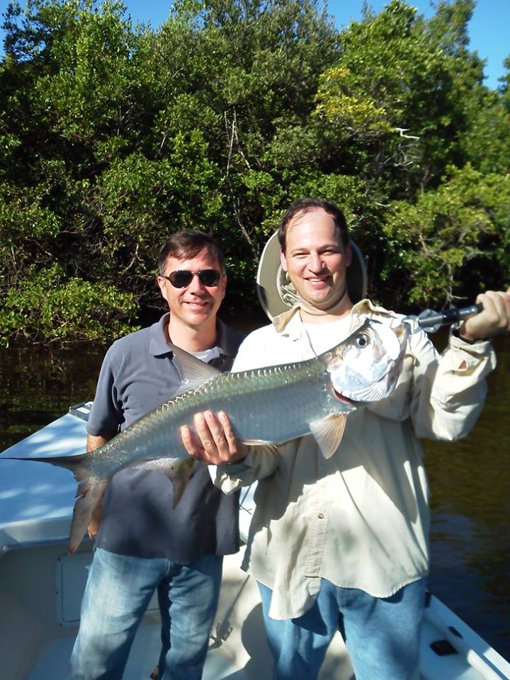 A juvenile backcountry tarpon completed Jay's 