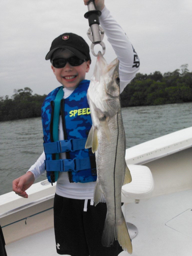 Tanner Noethling with a very nice snook catch! 