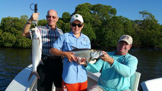 A double on baby tarpon last week. 