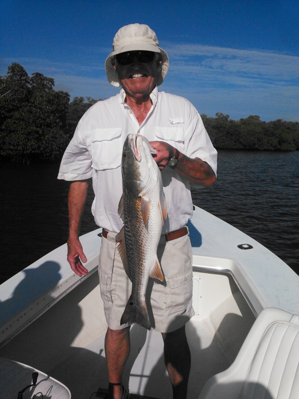Wayne Mullican with a nice over slot redfish released last week.